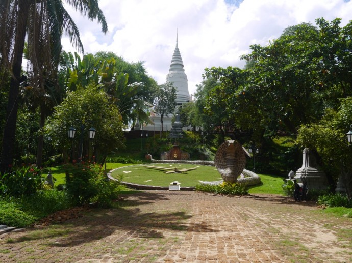 Clock At Wat Phnom