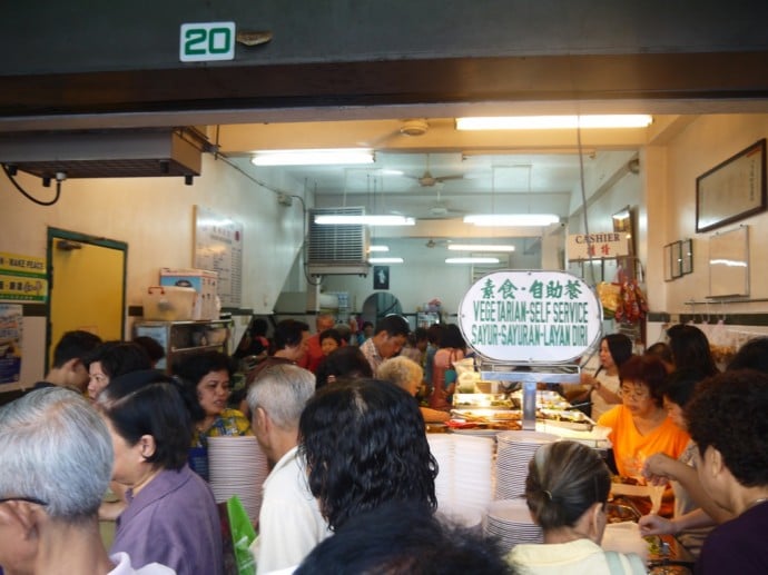 The Vegetarian Buffet Is Especially Popular At Breakfast Time