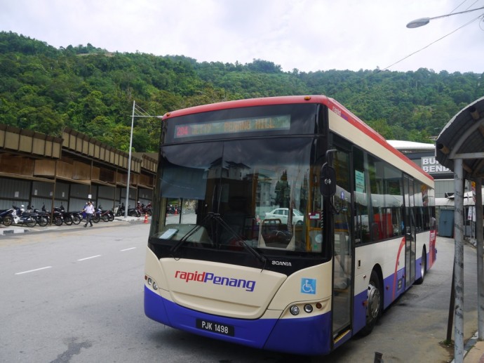 Bus 204 Weld Quay To Penang Hill