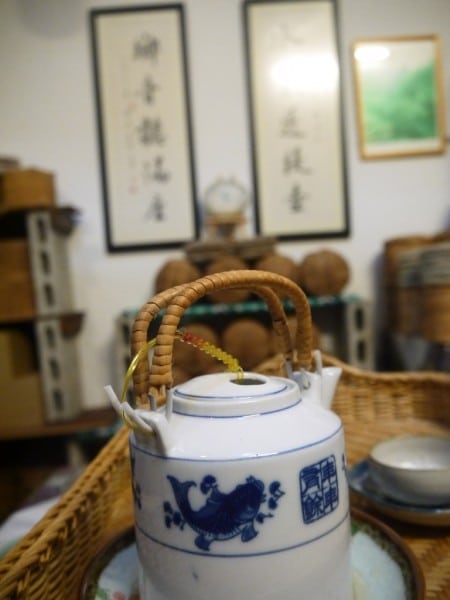 Oolong Tea Being Served Oolong Tea Being Served