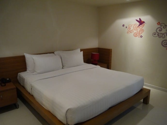 Large Double Bed At Amber Boutique Hotel, Silom, Bangkok
