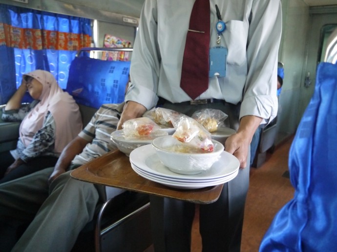 Noodles For Sale On Train