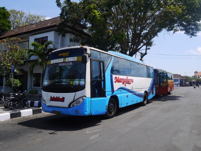 Our Bus From Denpasar To Banyuwangi via Gilimanuk