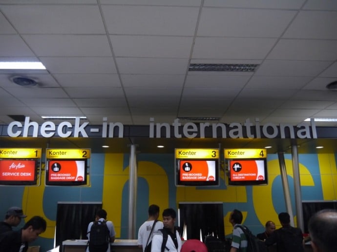 International Check-In At Jakarta Airport Terminal 3