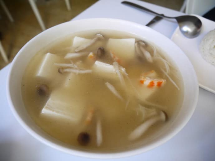 Brighty Tofu Soup At Loving Hut, Surabaya Brighty Tofu Soup At Loving Hut, Surabaya
