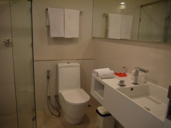 Ultra-Modern Bathroom At Marvin Suites Ultra-Modern Bathroom At Marvin Suites