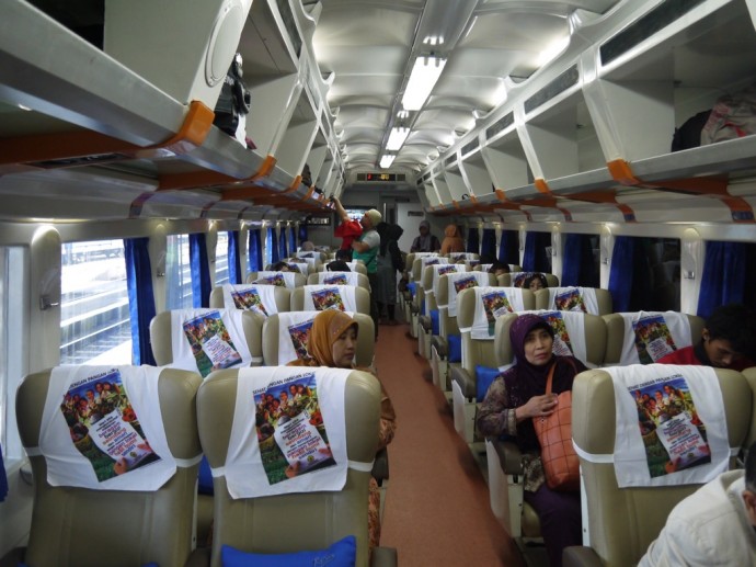 Inside An Eksekutif Class Carriage