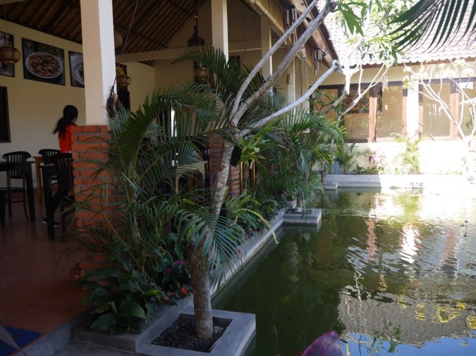 Seating Area Around A Central Pool