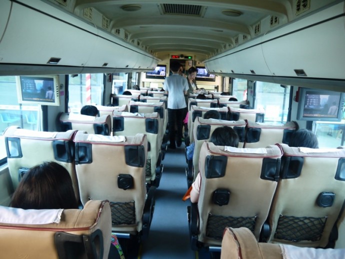 Inside The Surin To Bangkok Bus