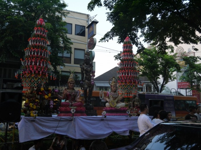 Hindu Shrine On Silom Road, Bangkok