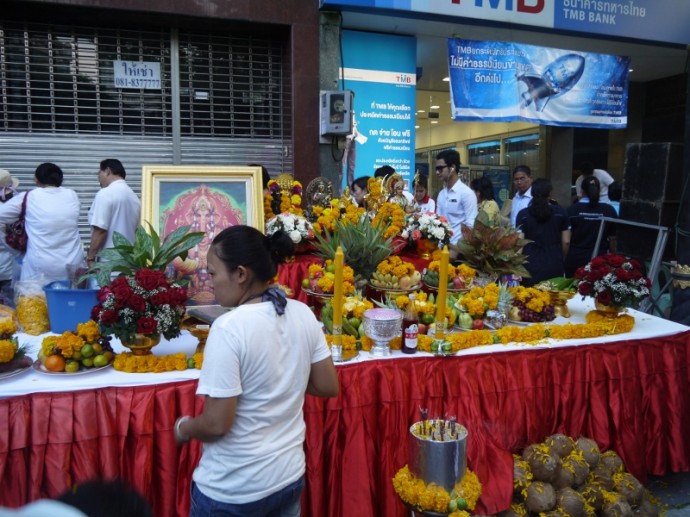 Another Hindu Shrine On Silom Road