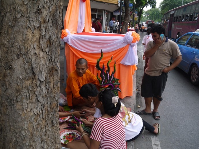 Elaborate Banana Leaf Creation