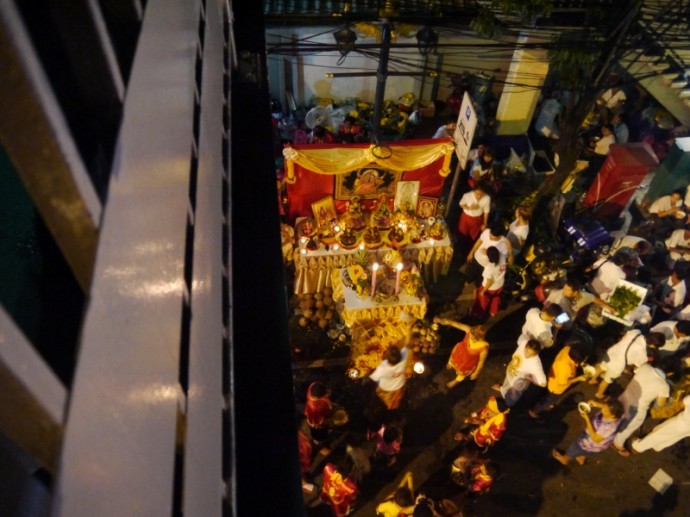 Hindu Shrine From Above