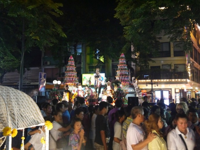 Shrine At Silom Road
