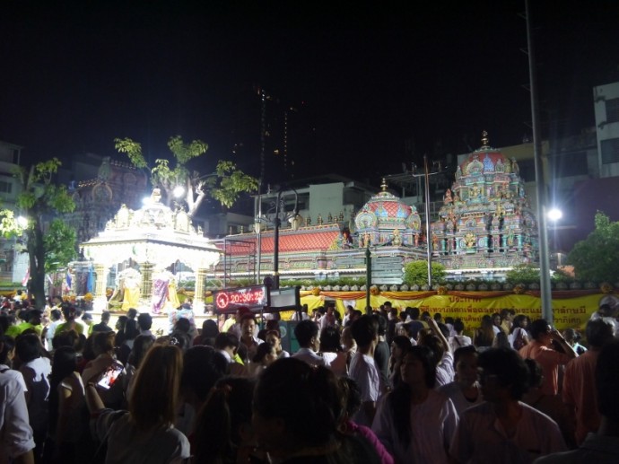 Navaratri Hindu Festival At Sri Maha Mariamman Temple, Silom, Bangkok