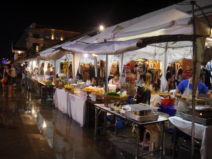 Food Stalls At Asiatique