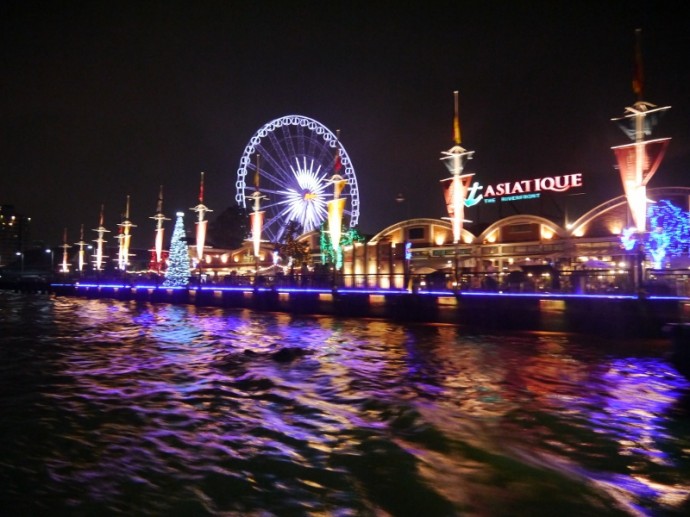 Arriving By Boat At Asiatique The Riverfront