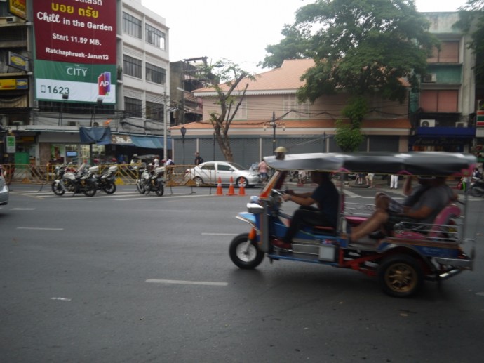 A Tuk Tuk On Silom Road A Tuk Tuk On Silom Road