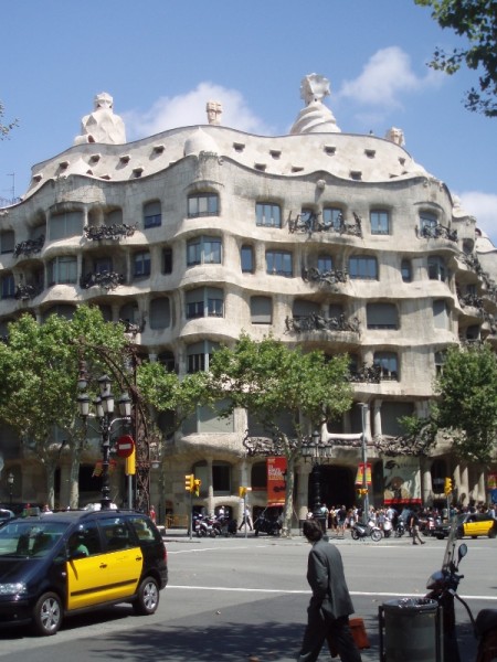 Another Gaudi Building In Central Barcelona