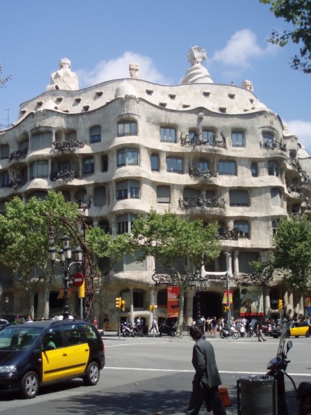 Another Gaudi Building In Central Barcelona Another Gaudi Building In Central Barcelona