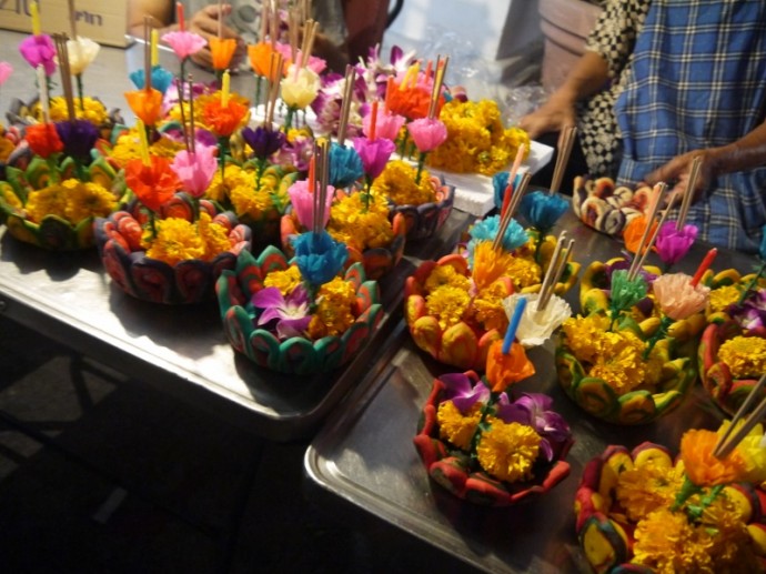 Colorful Krathongs For Sale Colorful Krathongs For Sale