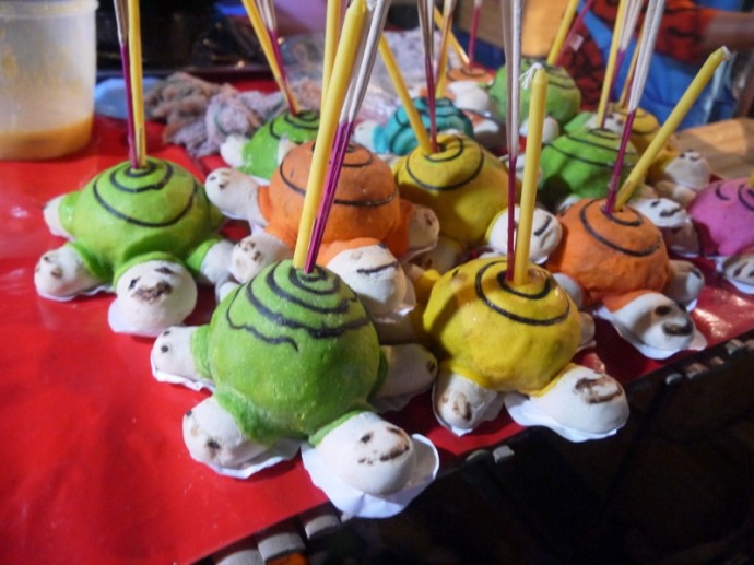Krathongs In the Shape Of Turtles Krathongs In the Shape Of Turtles