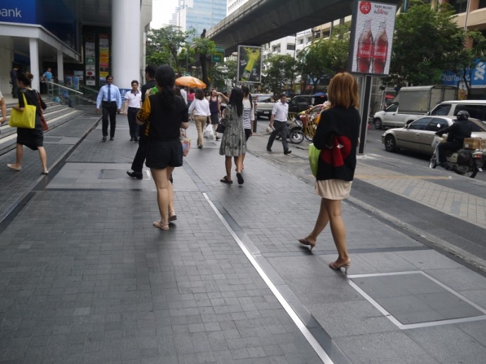 Lunchtime On Silom Road Lunchtime On Silom Road