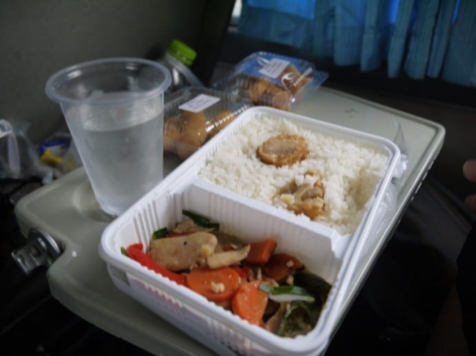 Food On The Bangkok To Chiang Mai Train