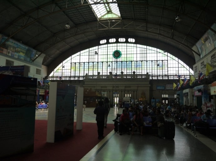 Inside Bangkok's Hua Lamphong Train Station Inside Bangkok's Hua Lamphong Train Station