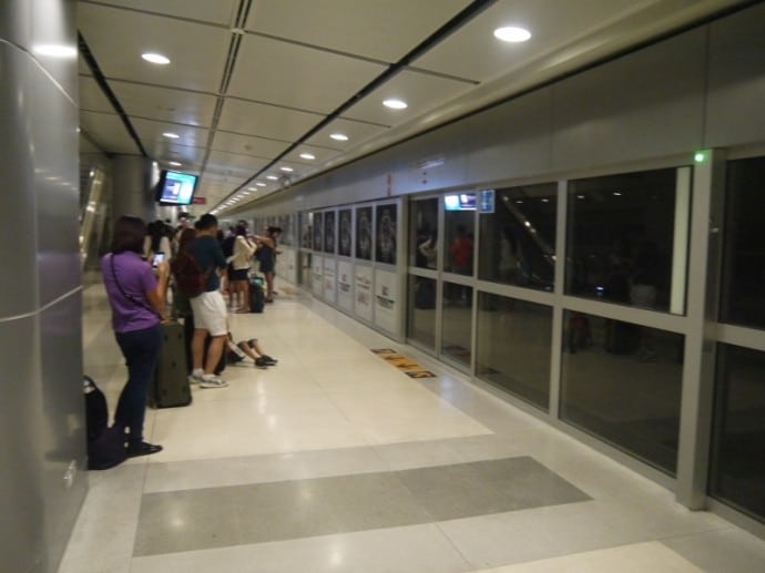 Suvarnabhumi Airport Train Platform