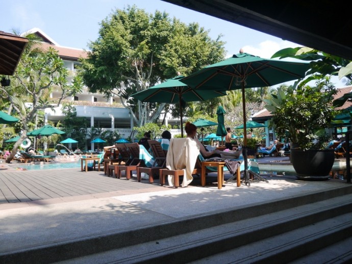 Pool Area At Anantara Bangkok Riverside Resort & Spa