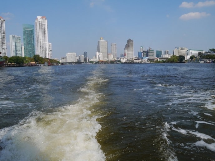 View Of Bangkok From Anantara Boat