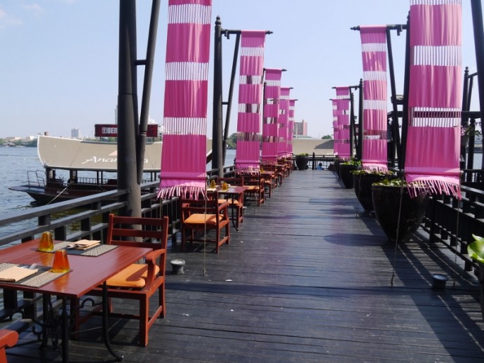 Outside Seating At Anantara Bangkok Hotel Outside Seating At Anantara Bangkok Hotel