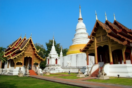 Temple In Chiang Mai, Thailand