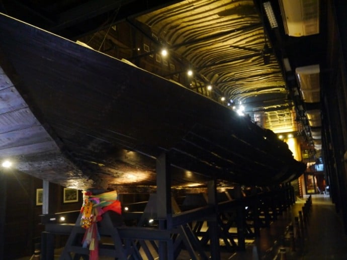 Large Wooden Boat Dug Up At The Site Of The Museum