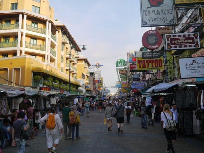 A Busy Khao San Road, Bangkok