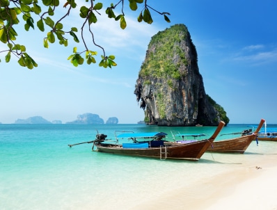 Railay Beach In Krabi, Thailand Railay Beach In Krabi, Thailand