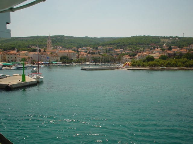 Ferry Arriving In Supetar Ferry Arriving In Supetar