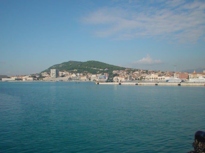 Ferry Leaving Split For Supetar Ferry Leaving Split For Supetar