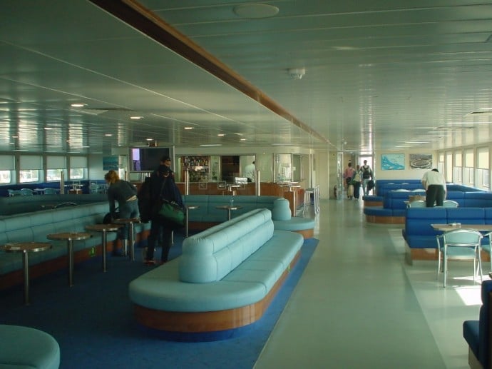 Inside A Modern Jadrolinija Ferry Inside A Modern Jadrolinija Ferry