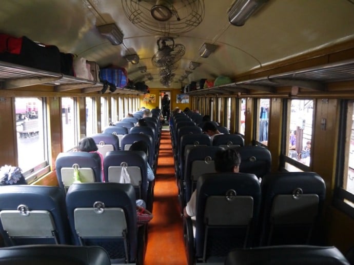 Fan Carriage On Bangkok To Hua Hin Train