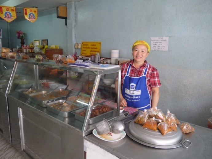 The Owner Of Jguanjin Vegetarian restaurant In Korat The Owner Of Jguanjin Vegetarian restaurant In Korat