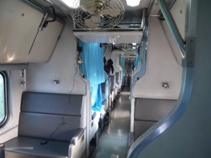 Sleeper Carriage On Bangkok To Butterworth Train