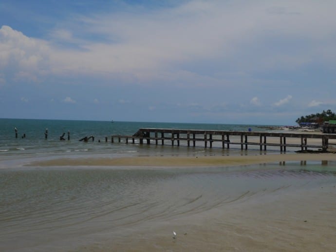 Pier Disappearing Into The Sea, Hua Hin