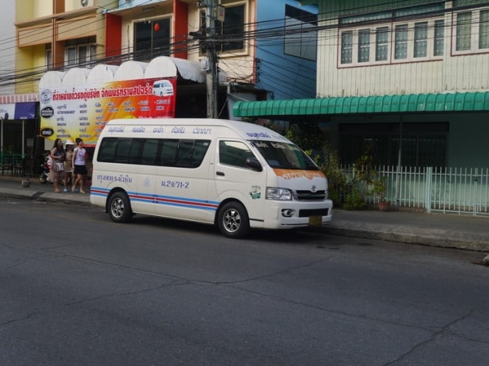 A mini bus in Hua Hin, Thailand