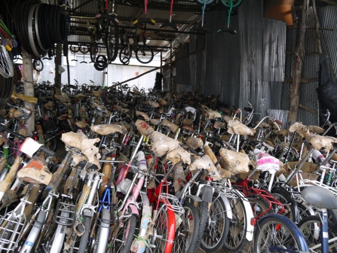 Secondhand Bikes At Chong Chom Border Market