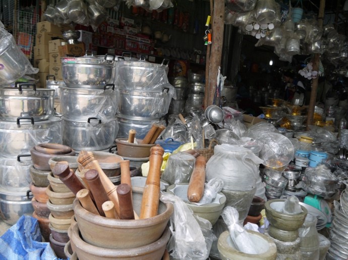 Kitchen Equipment At Chong Com Border Market, Surin