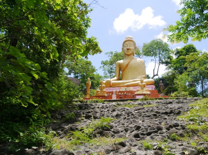 Buddha Image At Phnom Preah At Phanom Sawai Forest Park