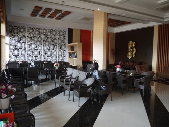 Seating Area At Lobby Of BK Place Hotel, Bueng Kan