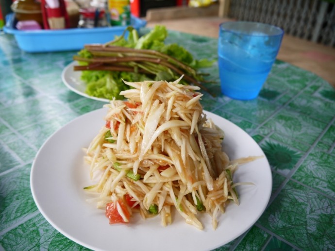 Somtum At Mittraphap Road Vegetarian, Nong Khai